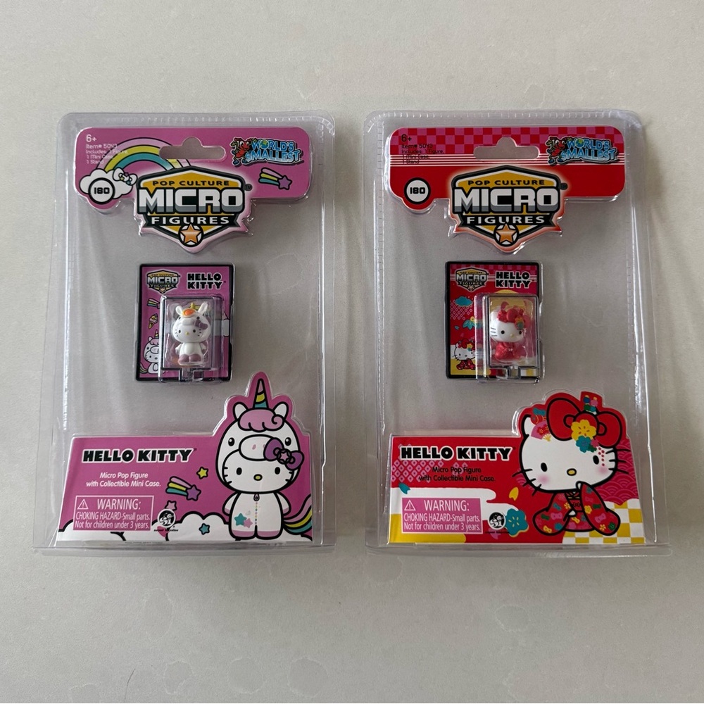 2/$40- Hello Kitty Micro Figures